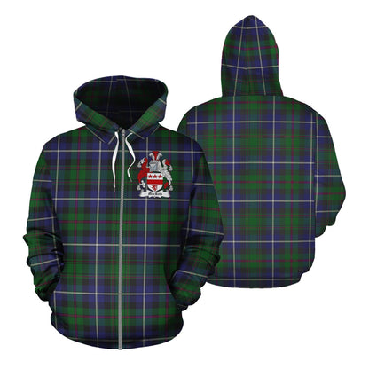 Printivon Macrow Hunting Tartan Hoodie