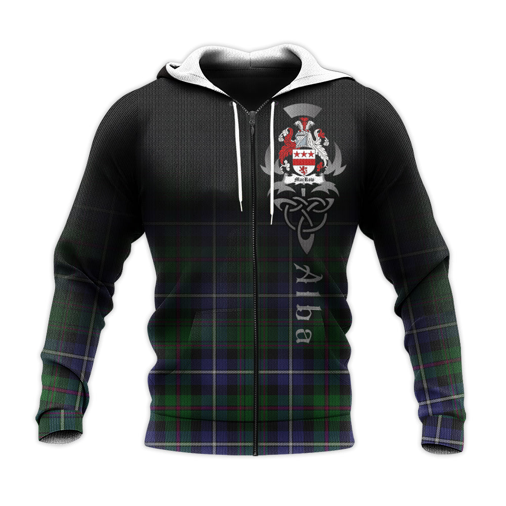 Printivon Macrow Hunting Tartan Crest Alba Celtic Hoodie