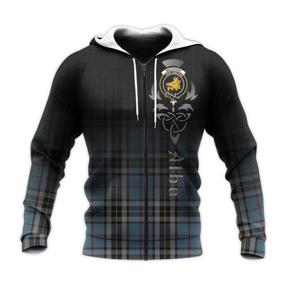Printivon Mactavish Dress Tartan Crest Alba Celtic Hoodie