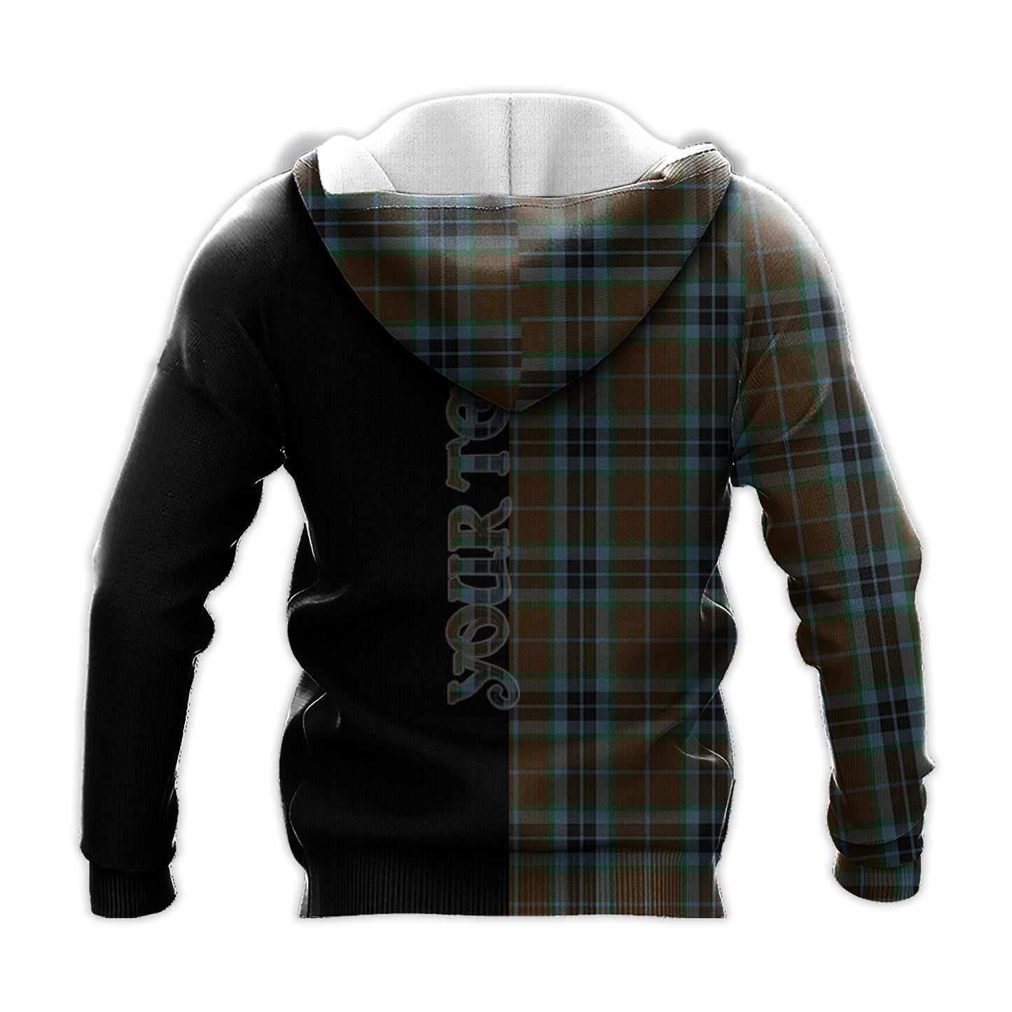 Printivon Mactavish Hunting Tartan Personalize Half Hoodie
