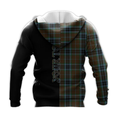 Printivon Mactavish Hunting Tartan Personalize Half Hoodie