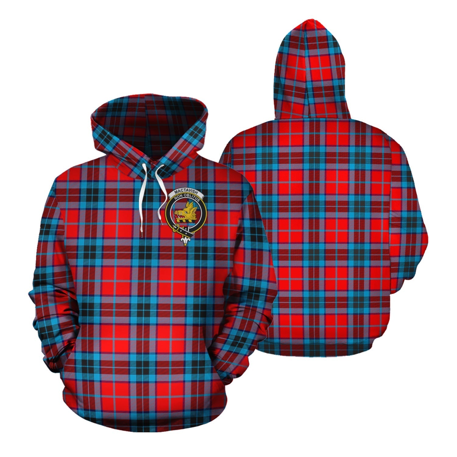 Printivon Mactavish Modern Tartan Hoodie