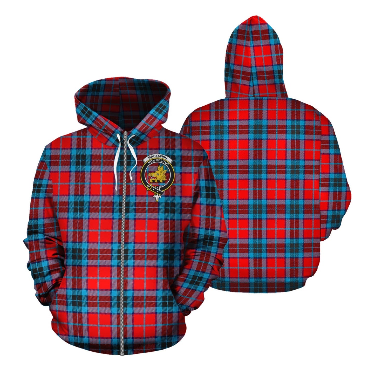 Printivon Mactavish Modern Tartan Hoodie