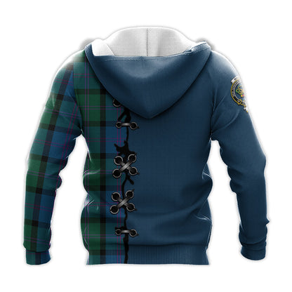 Printivon Macthomas Tartan Hoodie Lion Rampant And Celtic Thistle Style