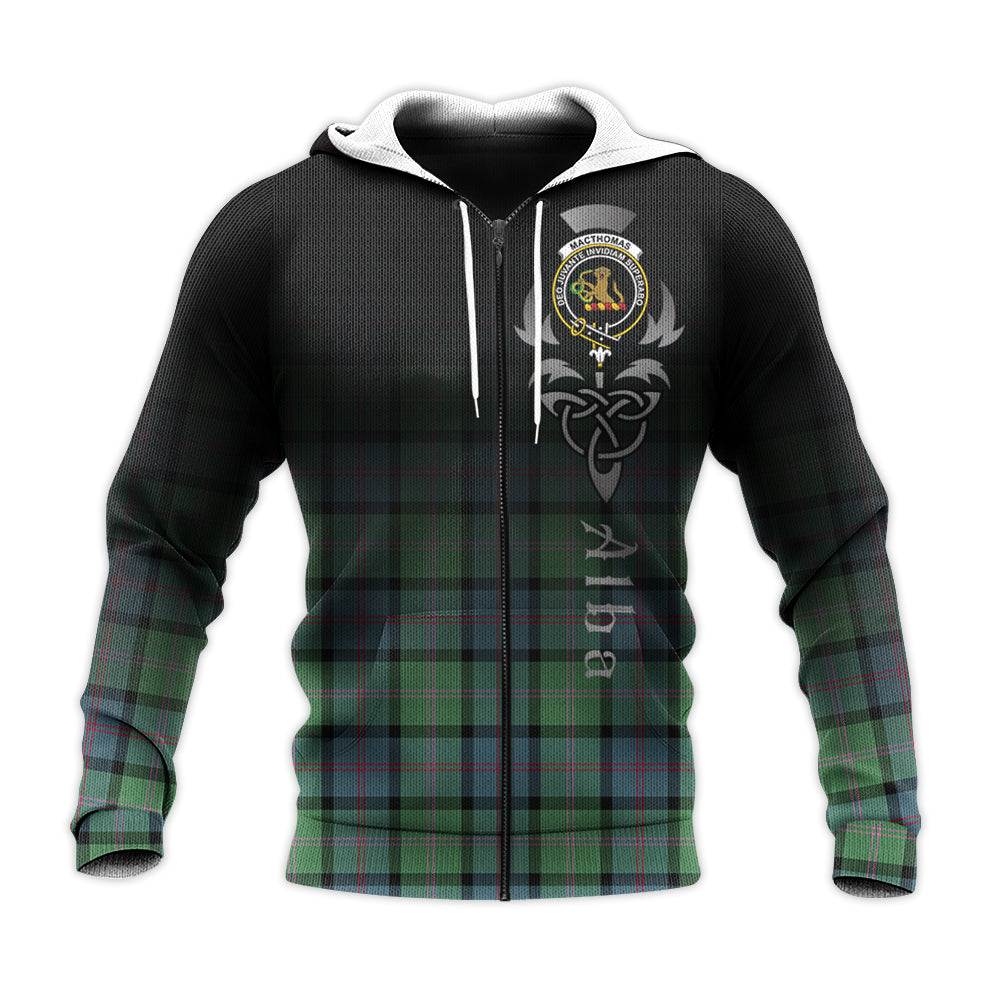 Printivon Macthomas Ancient Tartan Crest Alba Celtic Hoodie