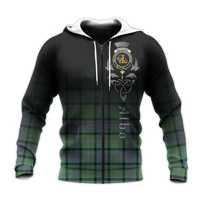 Printivon Macthomas Ancient Tartan Crest Alba Celtic Hoodie