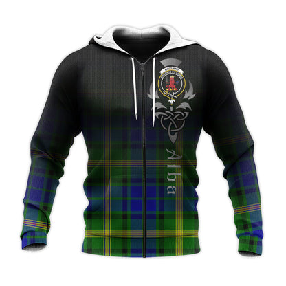 Printivon Maitland Tartan Crest Alba Celtic Hoodie