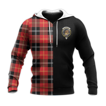 Printivon Majoribanks Tartan Personalize Half Hoodie