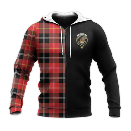 Printivon Majoribanks Tartan Personalize Half Hoodie
