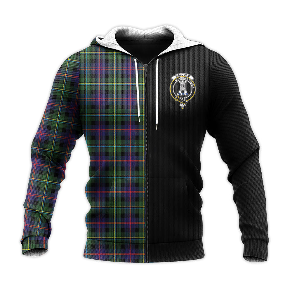 Printivon Malcolm Tartan Personalize Half Hoodie