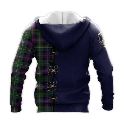 Printivon Malcolm Tartan Hoodie Lion Rampant And Celtic Thistle Style