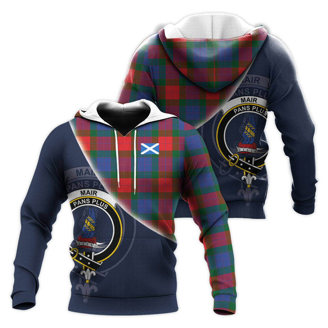 Printivon Mar Tartan Scottish Crest Hoodie