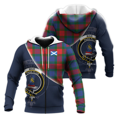 Printivon Mar Tartan Scottish Crest Hoodie