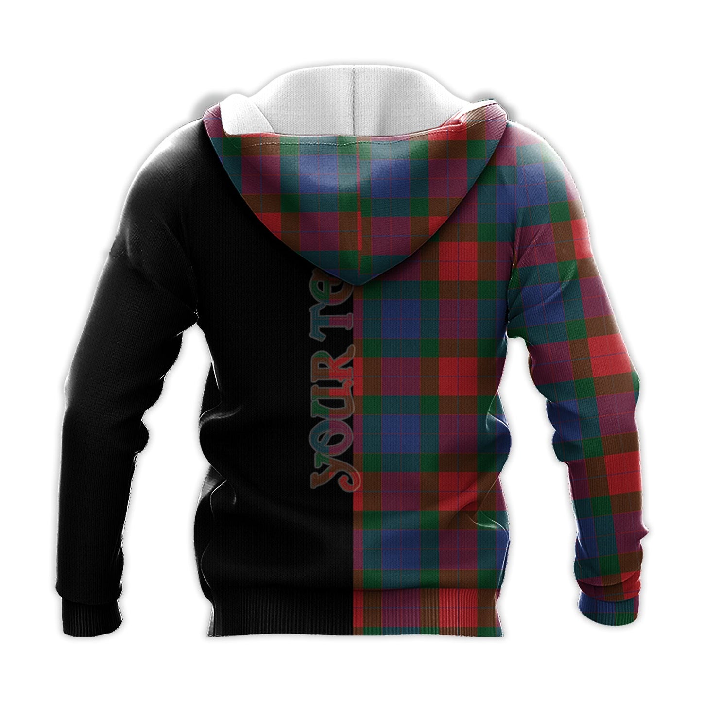 Printivon Mar Tartan Personalize Half Hoodie