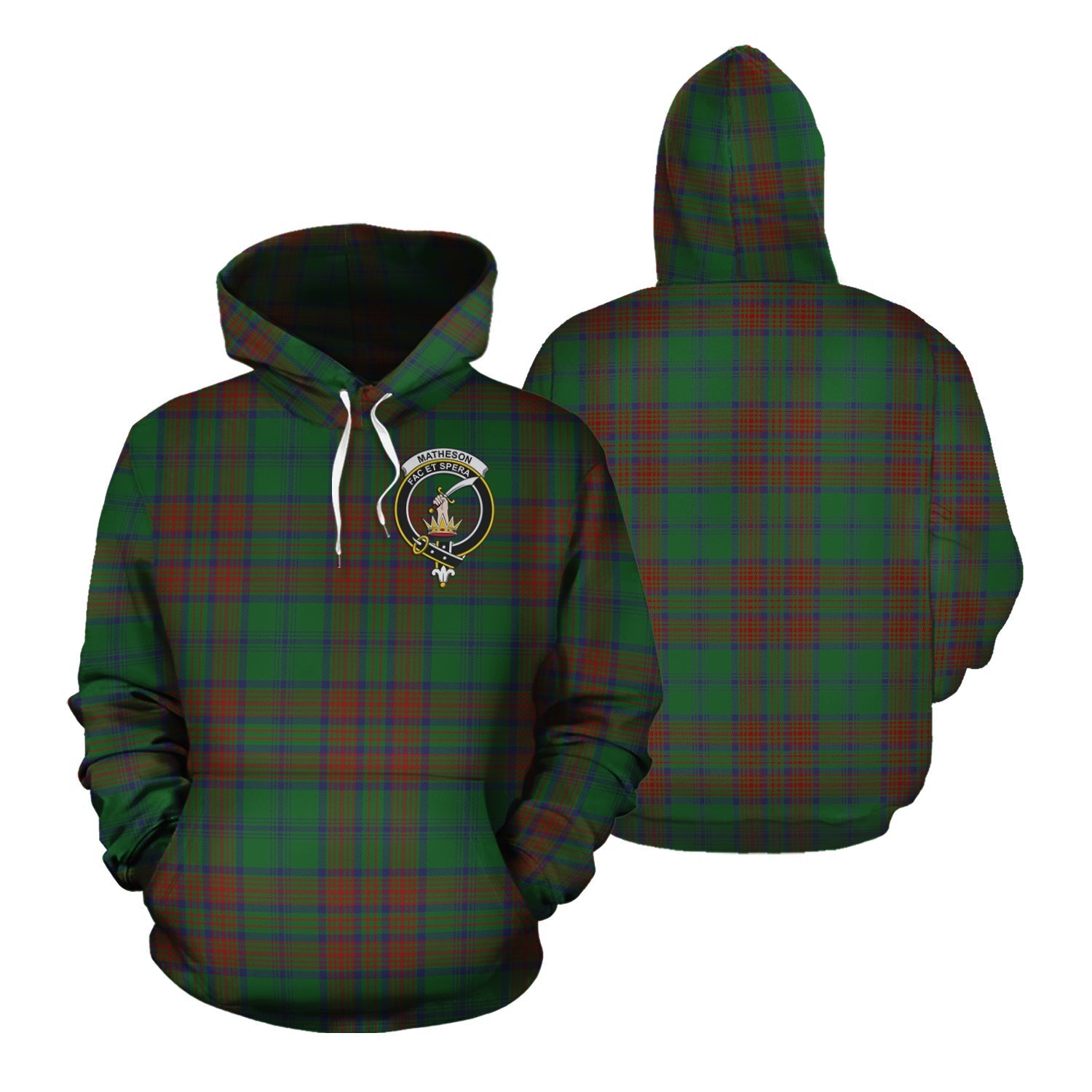 Printivon Matheson Hunting Highland Tartan Hoodie
