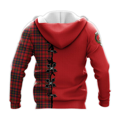 Printivon Matheson Modern Tartan Hoodie Lion Rampant And Celtic Thistle Style