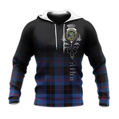 Printivon Maule Tartan Crest Alba Celtic Hoodie