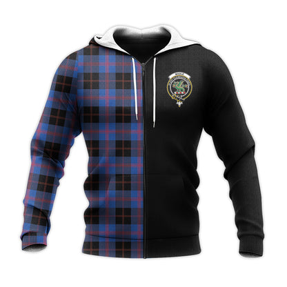 Printivon Maule Tartan Personalize Half Hoodie