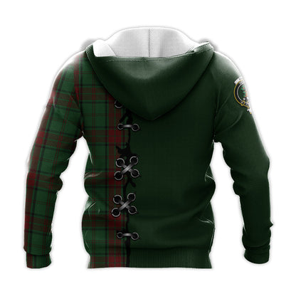 Printivon Maxwell Hunting Tartan Hoodie Lion Rampant And Celtic Thistle Style