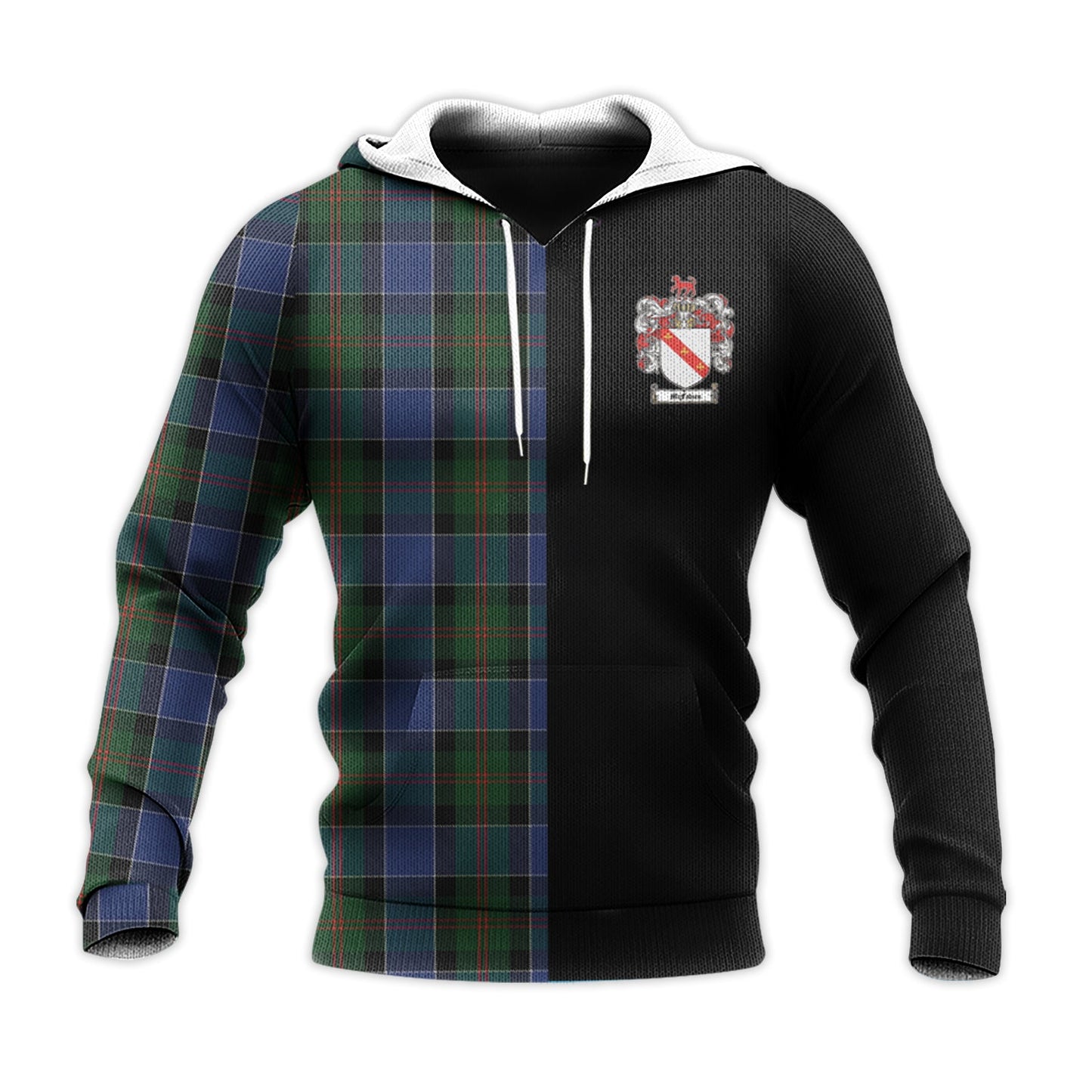 Printivon Mcfadzen 01 Tartan Personalize Half Hoodie