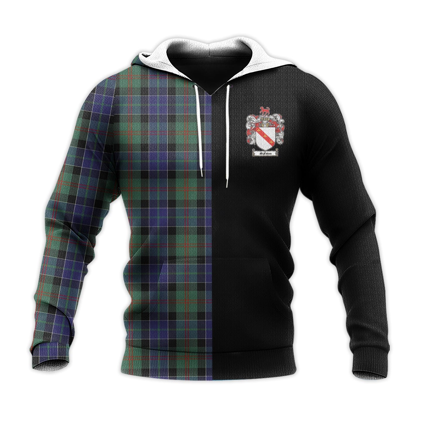 Printivon Mcfadzen 02 Tartan Personalize Half Hoodie