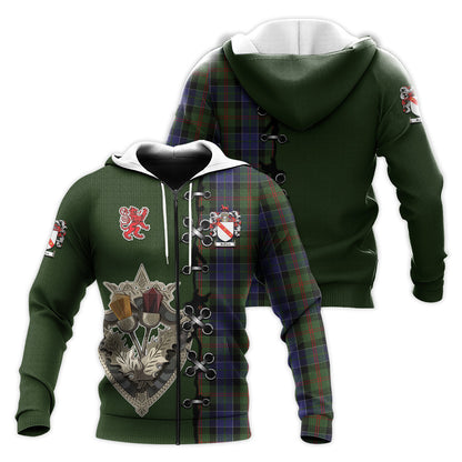 Printivon Mcfadzen 03 Tartan Hoodie Lion Rampant And Celtic Thistle Style