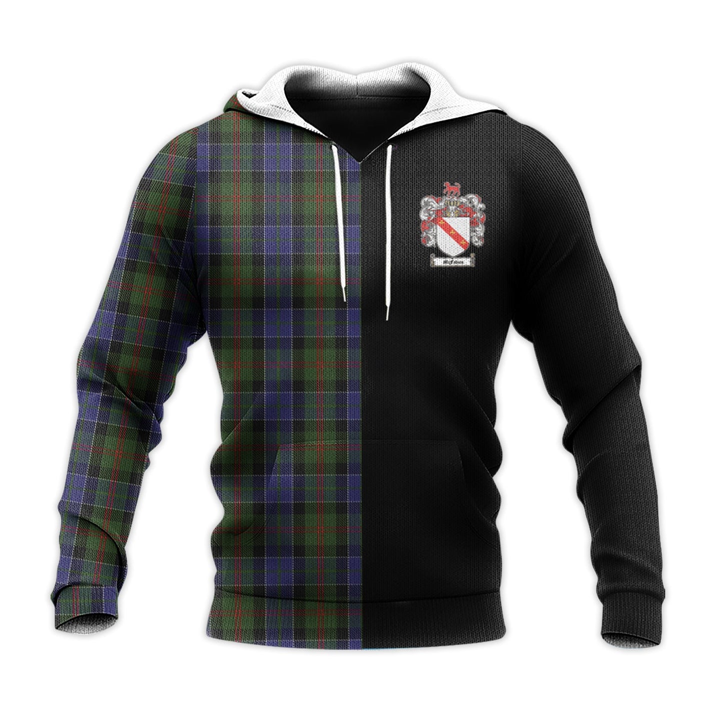 Printivon Mcfadzen 03 Tartan Personalize Half Hoodie