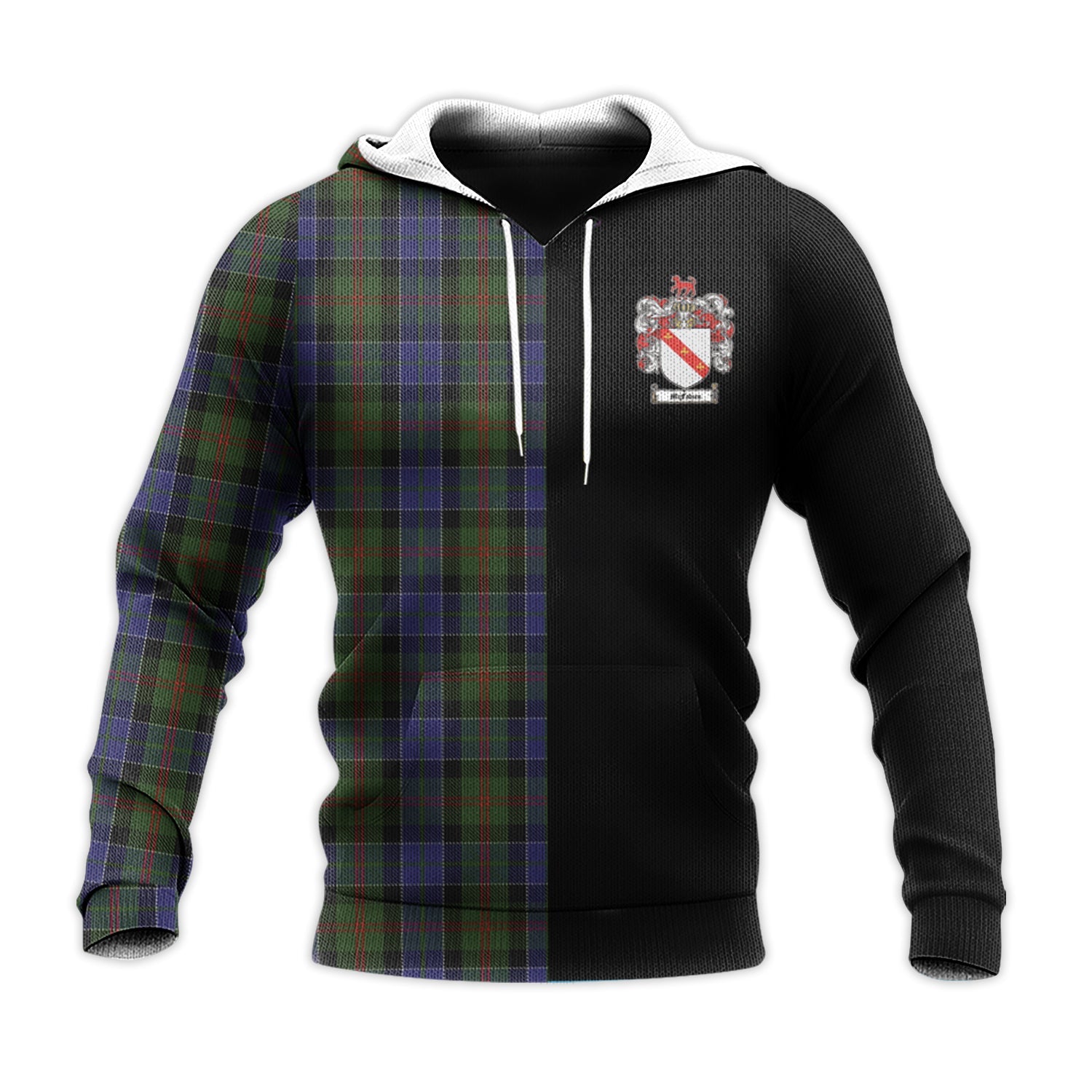 Printivon Mcfadzen 03 Tartan Personalize Half Hoodie