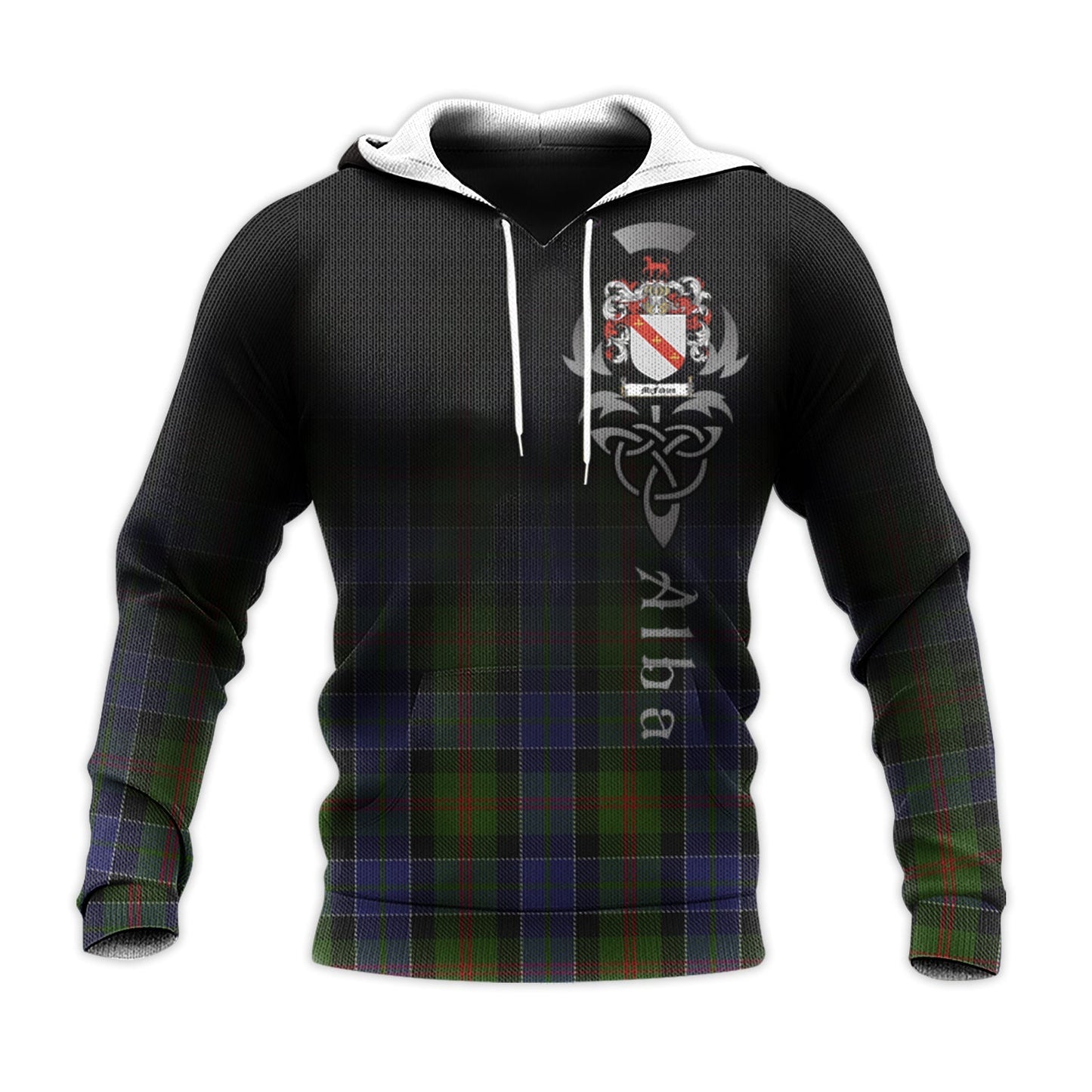 Printivon Mcfadzen 03 Tartan Crest Alba Celtic Hoodie