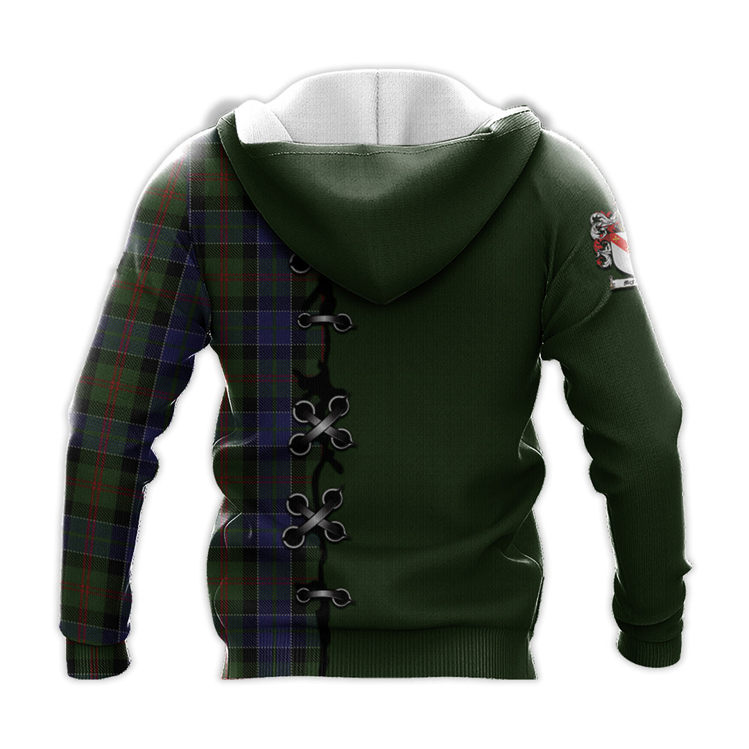 Printivon Mcfadzen 03 Tartan Hoodie Lion Rampant And Celtic Thistle Style
