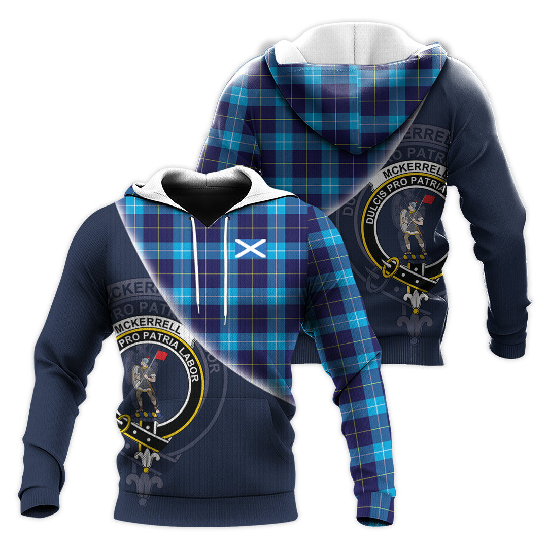 Printivon Mckerrell Tartan Scottish Crest Hoodie