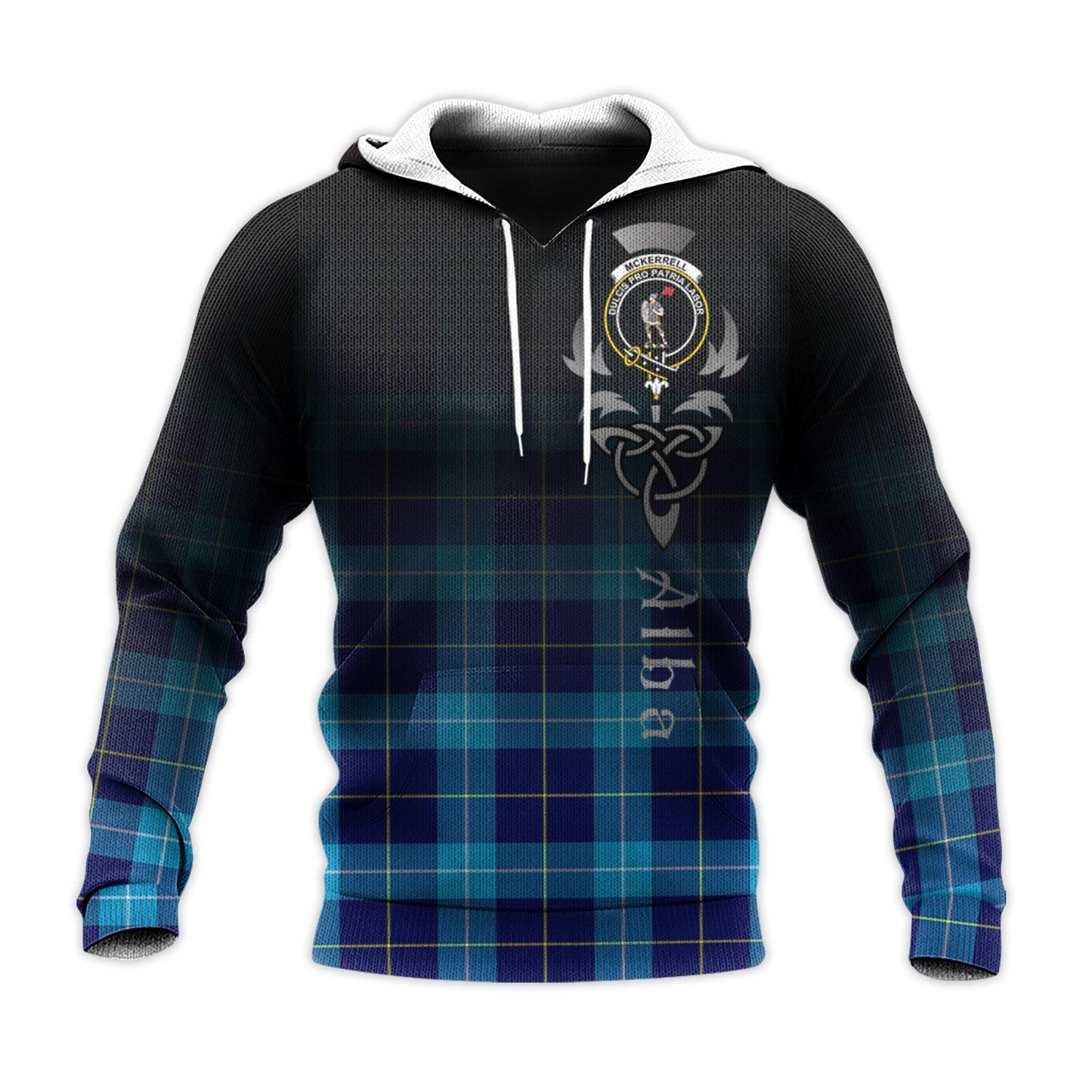 Printivon Mckerrell Tartan Crest Alba Celtic Hoodie