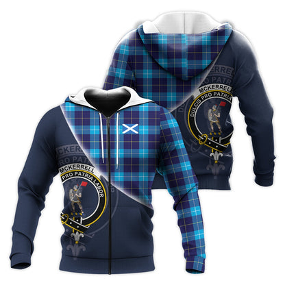Printivon Mckerrell Tartan Scottish Crest Hoodie