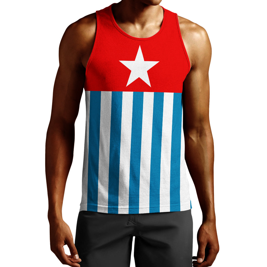 West Papua Men Tank Top Morning Star Flag