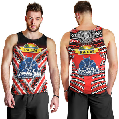 Mate Ma'a Tonga Men Tank Top Leimatu'a Bulls Creative Style Red