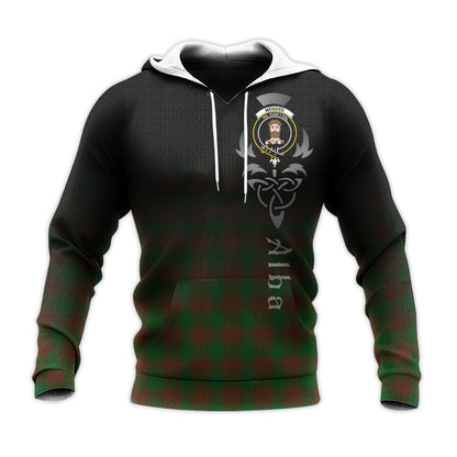 Printivon Menzies Tartan Crest Alba Celtic Hoodie