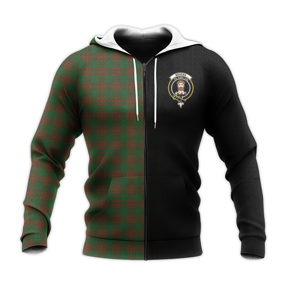 Printivon Menzies Tartan Personalize Half Hoodie