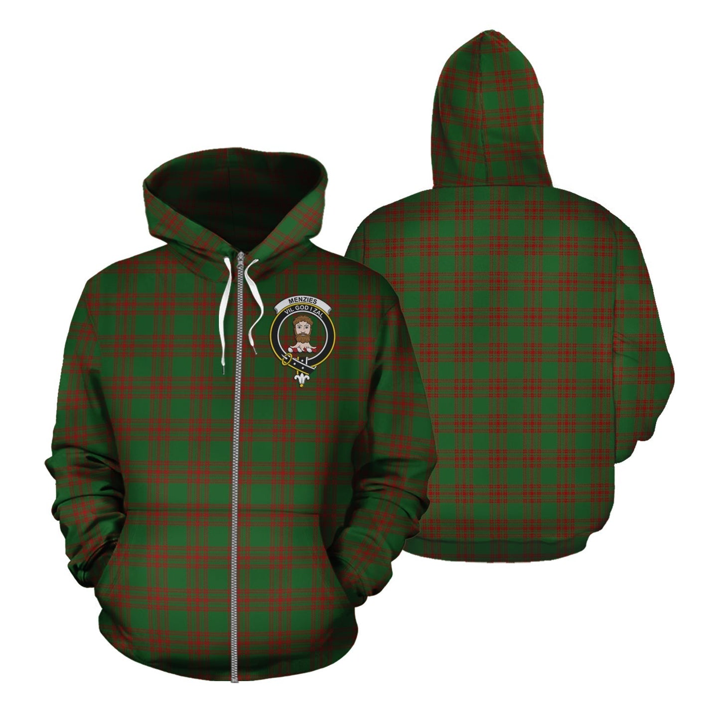 Printivon Menzies Tartan Hoodie