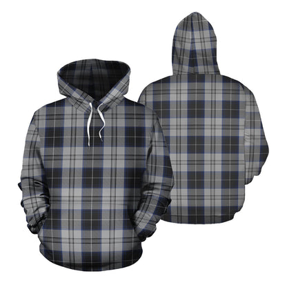 Printivon Menzies Black Dress Tartan Hoodie