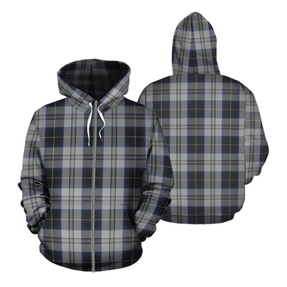 Printivon Menzies Black Dress Tartan Hoodie