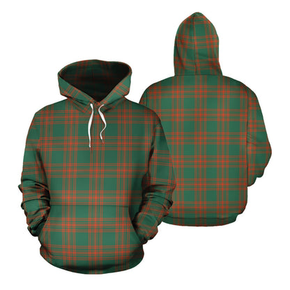 Printivon Menzies Green Ancient Tartan Hoodie