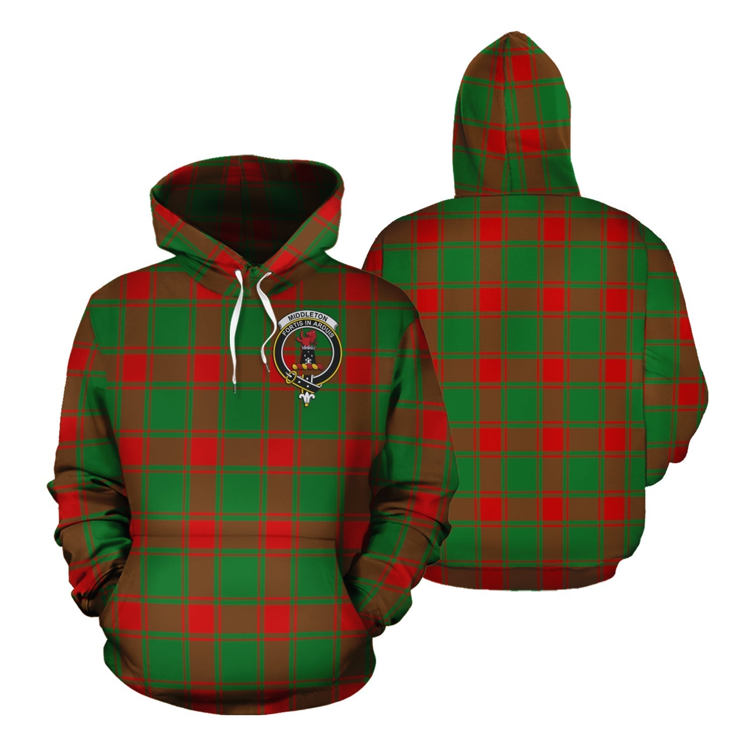 Printivon Middleton Modern Tartan Hoodie