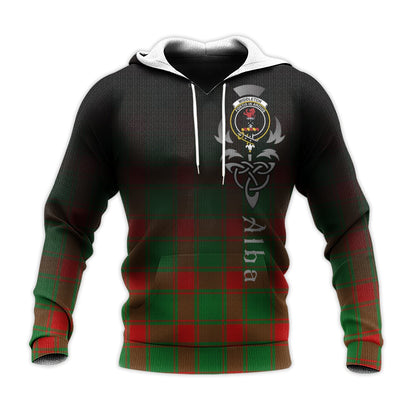 Printivon Middleton Modern Tartan Crest Alba Celtic Hoodie