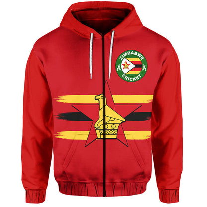 Custom Zimbabwe Cricket Jersey Hoodie
