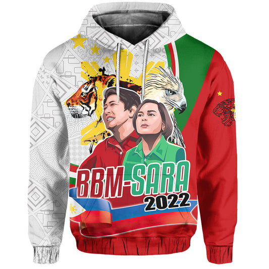 Custom Text Philippines Hoodie BBM AND SARA Art Style
