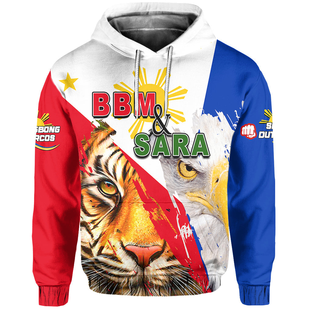 Custom Text Philippines Hoodie BBM AND SARA Tiger Eagles