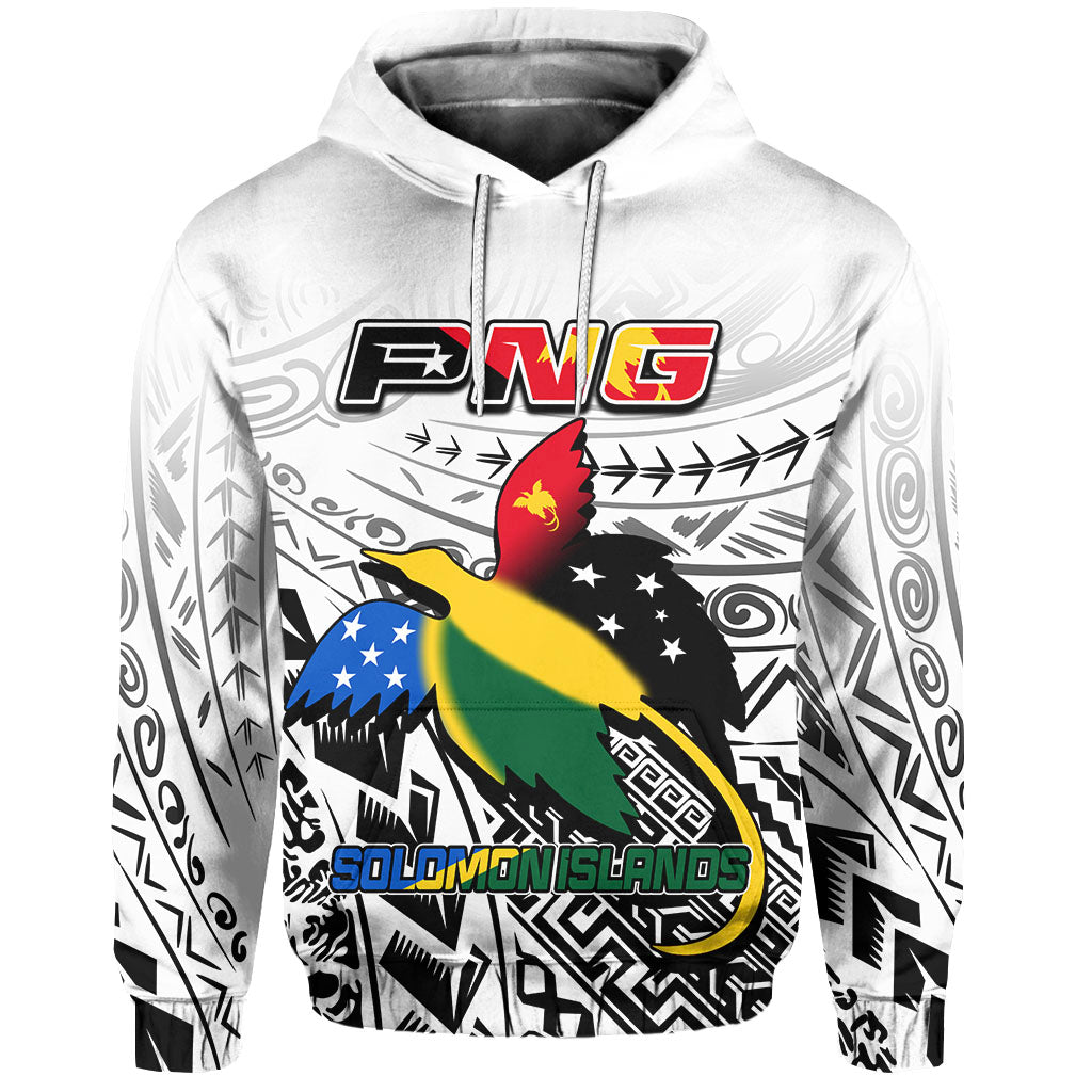 ( Personalised) Papua New Guinea And Solomon Islands Hoodie