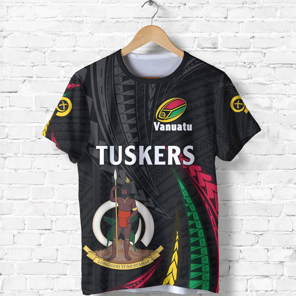 Vanuatu Rugby T Shirt Tuskers Tornado Style