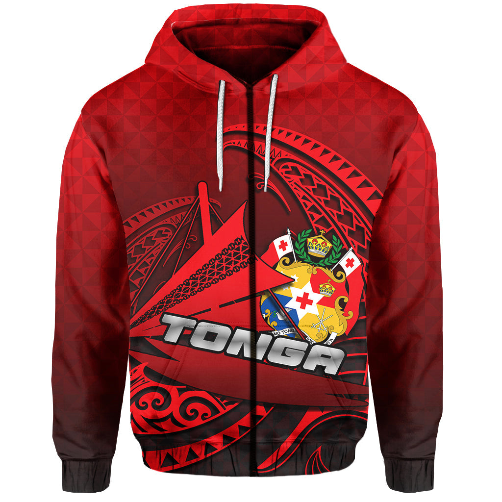 Tonga Emancipation Day Zip Hoodie Kalia No.1