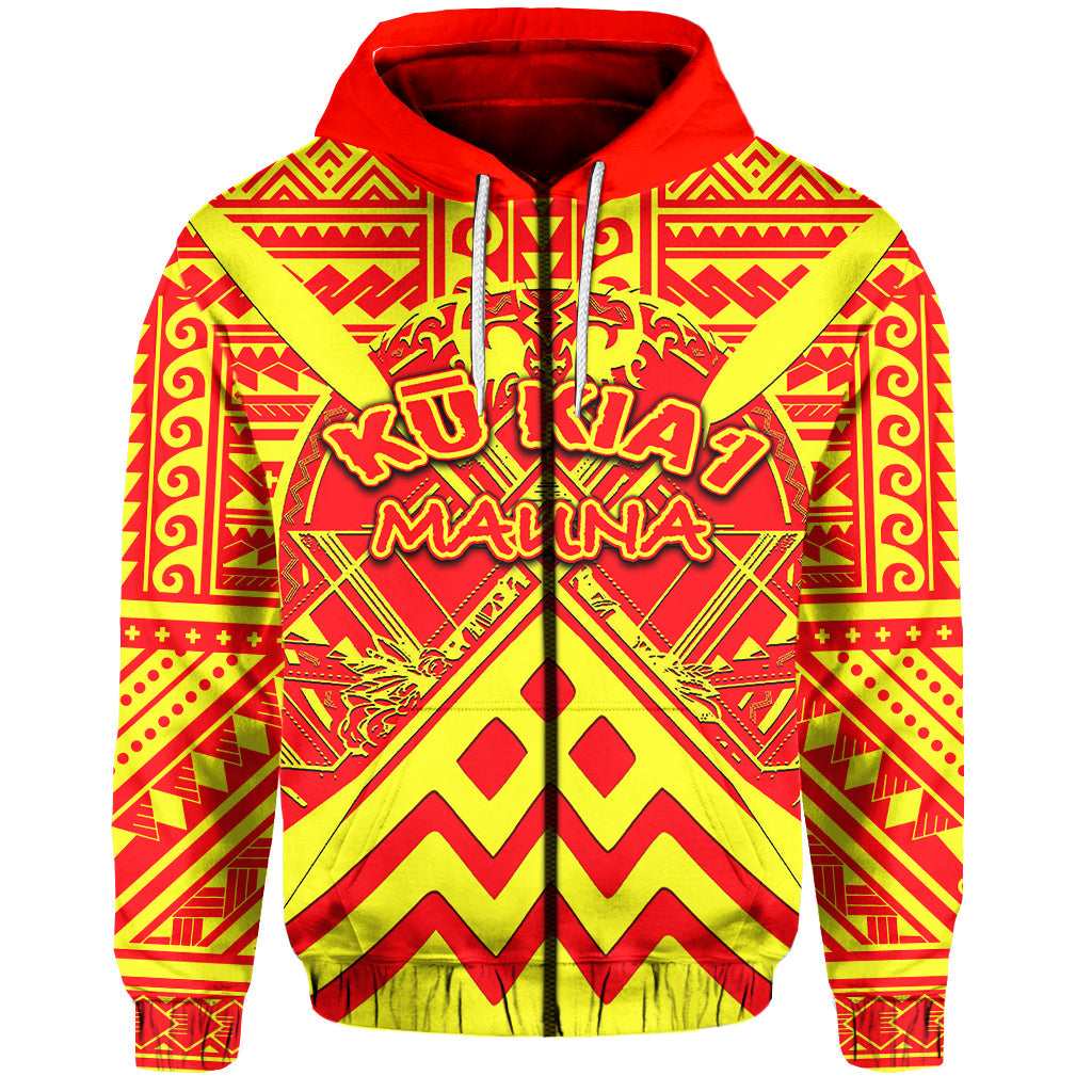 ( Personalised)Hawaii Mauna Kea Zip Hoodie